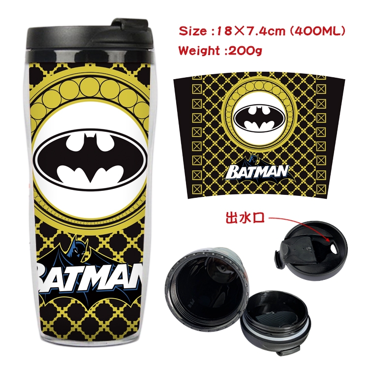 Super hero Anime Starbucks Leakproof Insulated Cup 18X7.4CM 400ML