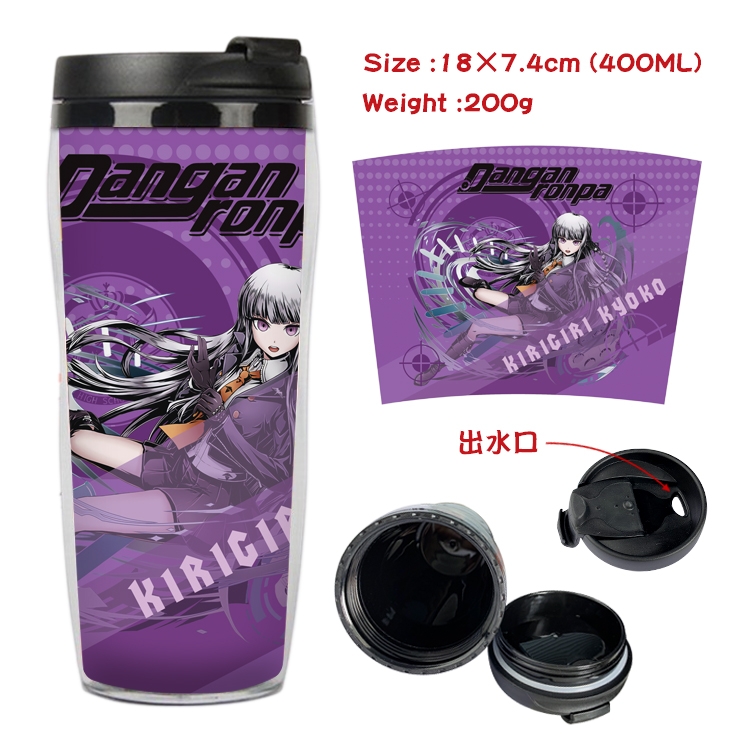 Dangan-Ronpa Anime Starbucks Leakproof Insulated Cup 18X7.4CM 400ML