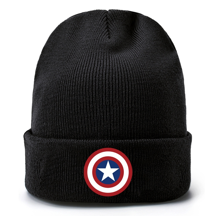 Captain America Knitted hat wool hat head circumference 40-80cm