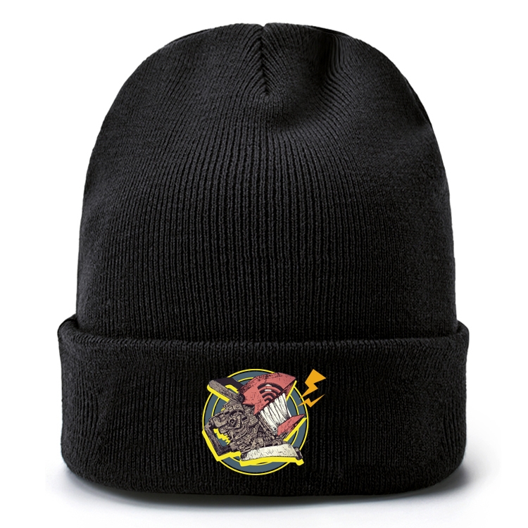 chainsaw man  Anime knitted hat wool hat head circumference 40-80cm