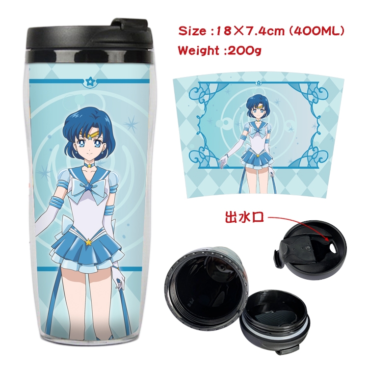  sailormoon Anime Starbucks Leakproof Insulated Cup 18X7.4CM 400ML