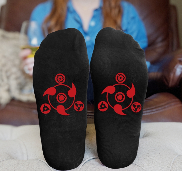 Naruto Anime Knitted Print Socks Adult One Size Tube Height 15cm 8A