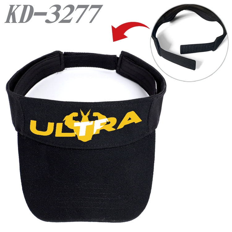 My Hero Academia Anime Peripheral Empty Top sun hat Visor Hat Hat circumference 55-60cm KD-3277A