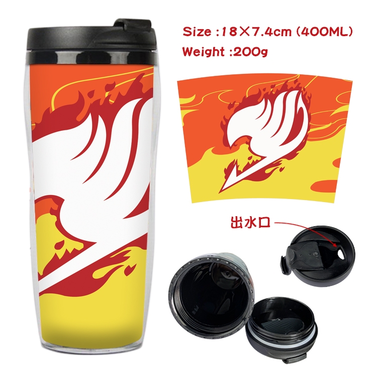 Fairy tail Anime Starbucks Leakproof Insulated Cup 18X7.4CM 400ML 1A