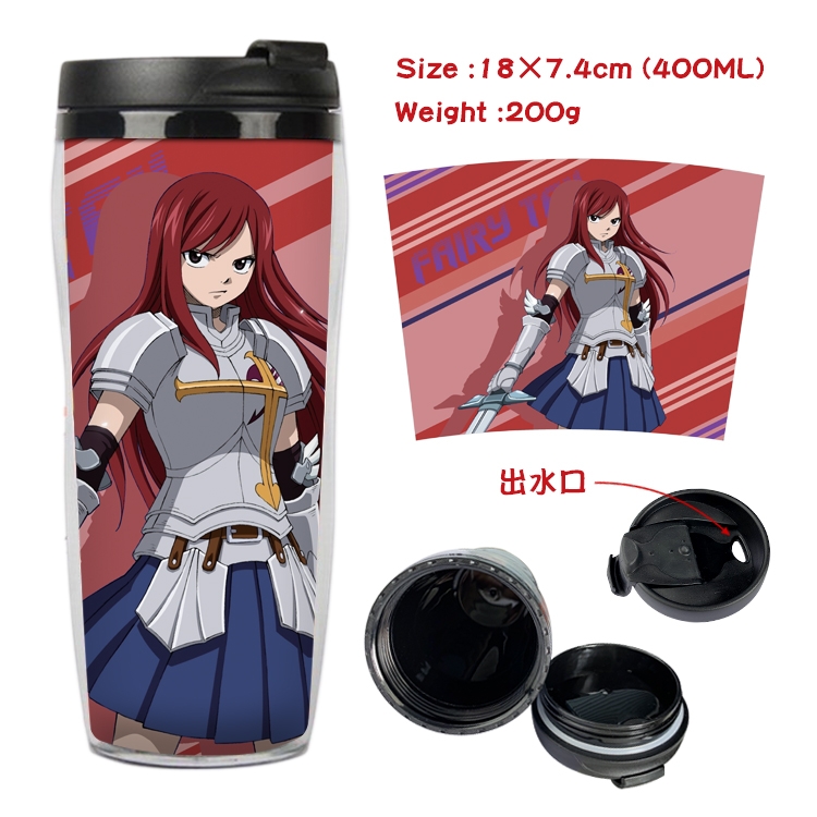 Fairy tail Anime Starbucks Leakproof Insulated Cup 18X7.4CM 400ML 5A