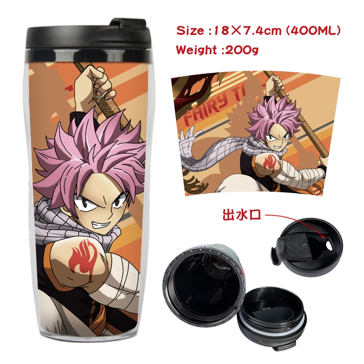 Fairy tail Anime Starbucks Leakproof Insulated Cup 18X7.4CM 400ML 2A