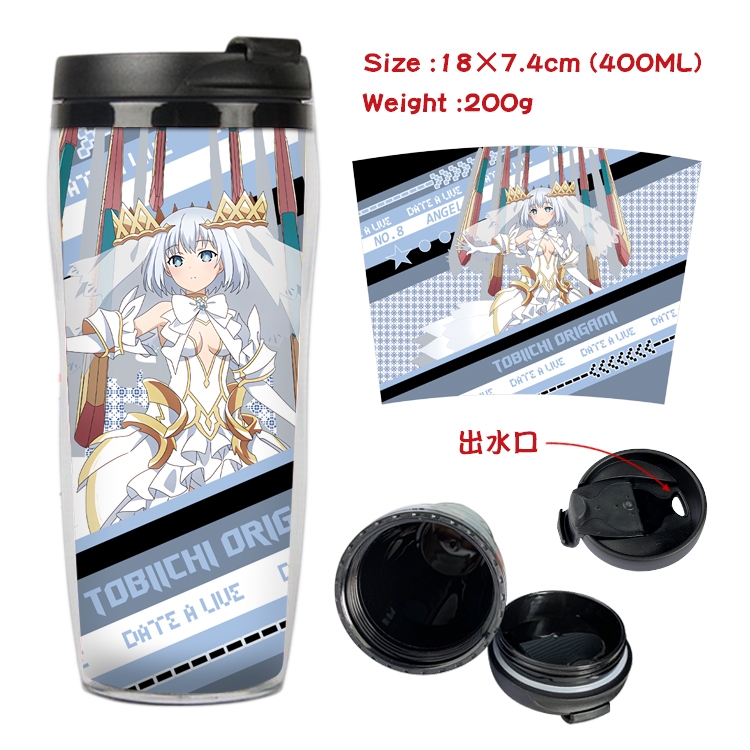 Date-A-Live Anime Starbucks Leakproof Insulated Cup 18X7.4CM 400ML 6A