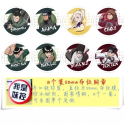 Naruto Anime round Badge cloth...