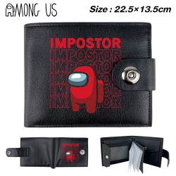 Among us Game Black Leather Ma...