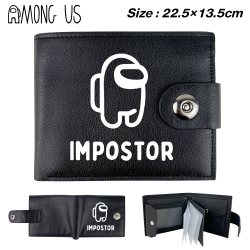 Among us Game Black Leather Ma...