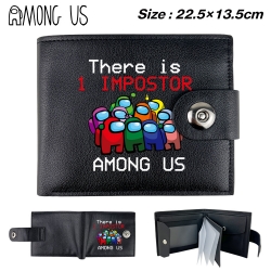 Among us Game Black Leather Ma...