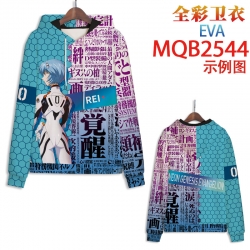 EVA Full color hooded sweatshi...