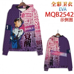 EVA Full color hooded sweatshi...