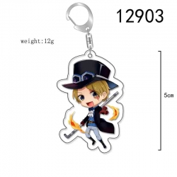 One Piece Anime Acrylic Keycha...