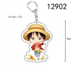 One Piece Anime Acrylic Keycha...