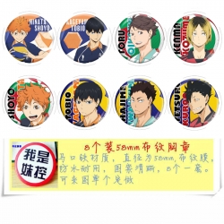 Haikyuu!! Anime round Badge cl...