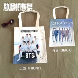 BTS Anime Canvas Bag Shoulder ...