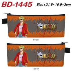 One Piece Anime PU Leather Zip...