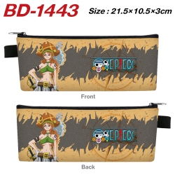 One Piece Anime PU Leather Zip...