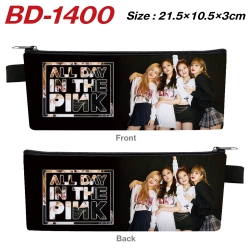 BLACKPINK Anime PU Leather Zip...