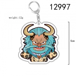 One Piece Anime Acrylic Keycha...