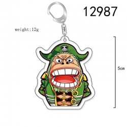 One Piece Anime Acrylic Keycha...