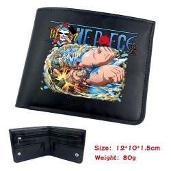 One Piece Anime Black Leather ...