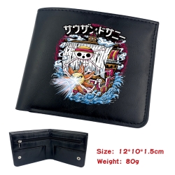 One Piece Anime Black Leather ...