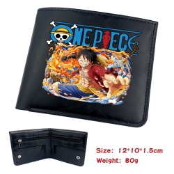 One Piece Anime Black Leather ...