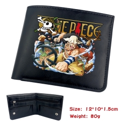 One Piece Anime Black Leather ...