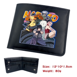 Naruto Anime Black Leather Mag...