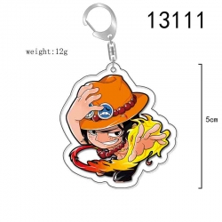 One Piece Anime Acrylic Keycha...