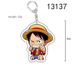 One Piece Anime Acrylic Keycha...