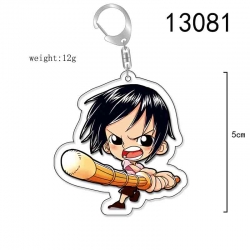 One Piece Anime Acrylic Keycha...