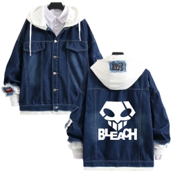 Bleach anime stitching denim j...