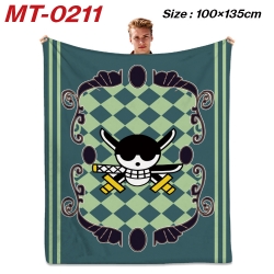 One Piece Anime Flannel Blanke...