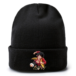 One Piece Anime knitted hat wo...