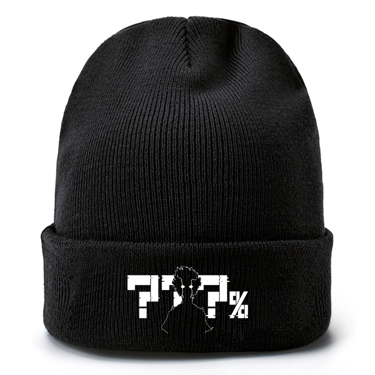 Mob Psycho 100 Anime knitted hat wool hat head circumference 40-80cm