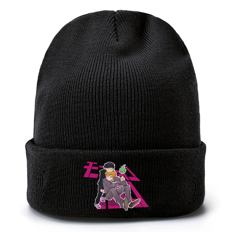 Mob Psycho 100 Anime knitted hat wool hat head circumference 40-80cm