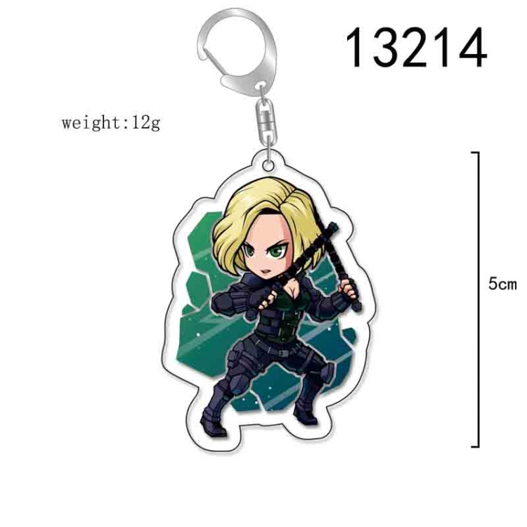 The avengers allianc Acrylic Keychain Charm price for 5 pcs  13214