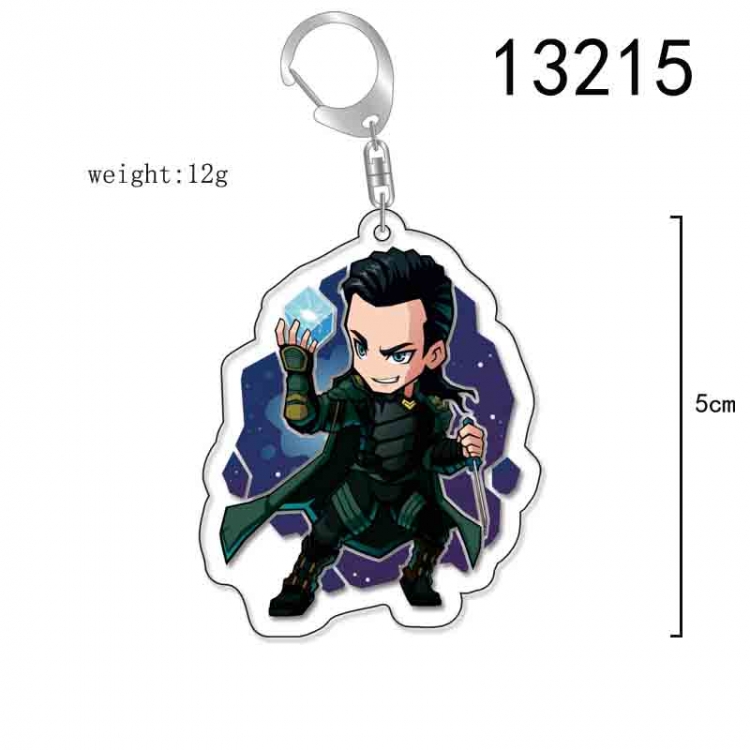 The avengers allianc Acrylic Keychain Charm price for 5 pcs  13215