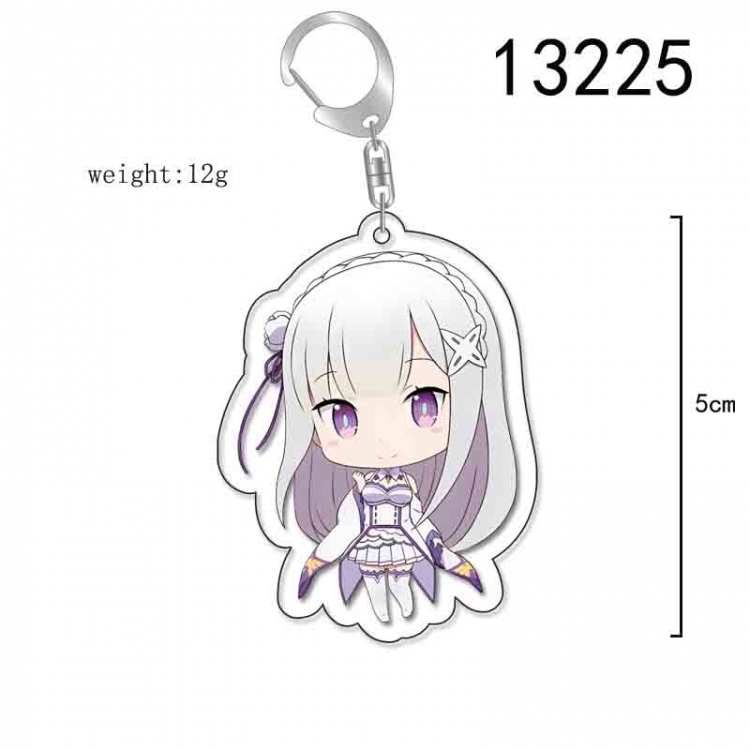 Re:Zero kara Hajimeru Isekai Seikatsu Acrylic Keychain Charm price for 5 pcs 13225