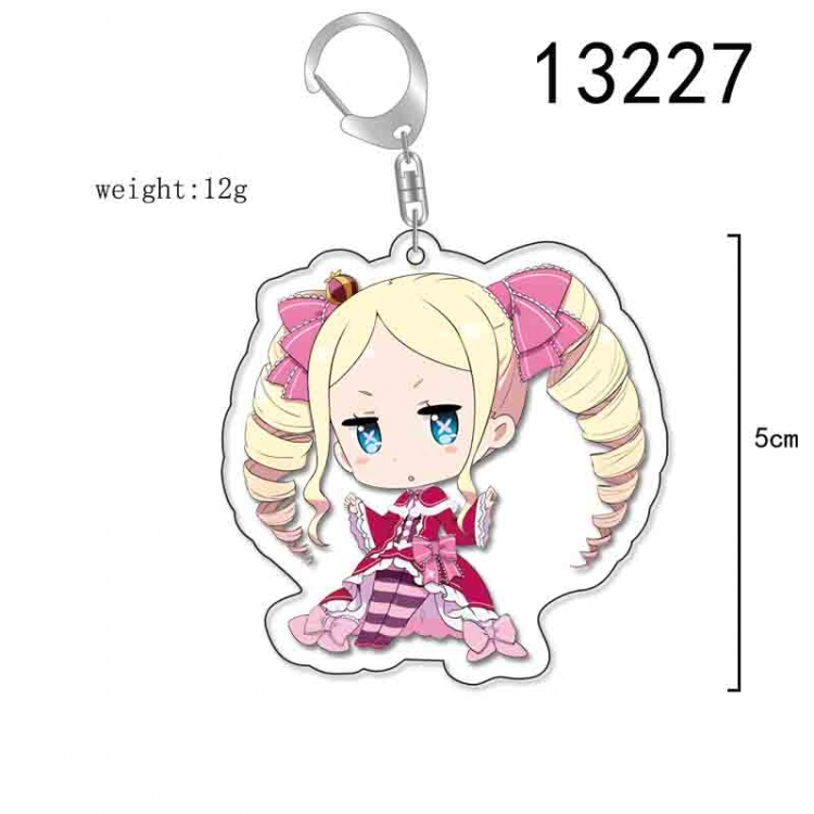 Re:Zero kara Hajimeru Isekai Seikatsu Acrylic Keychain Charm price for 5 pcs  13227