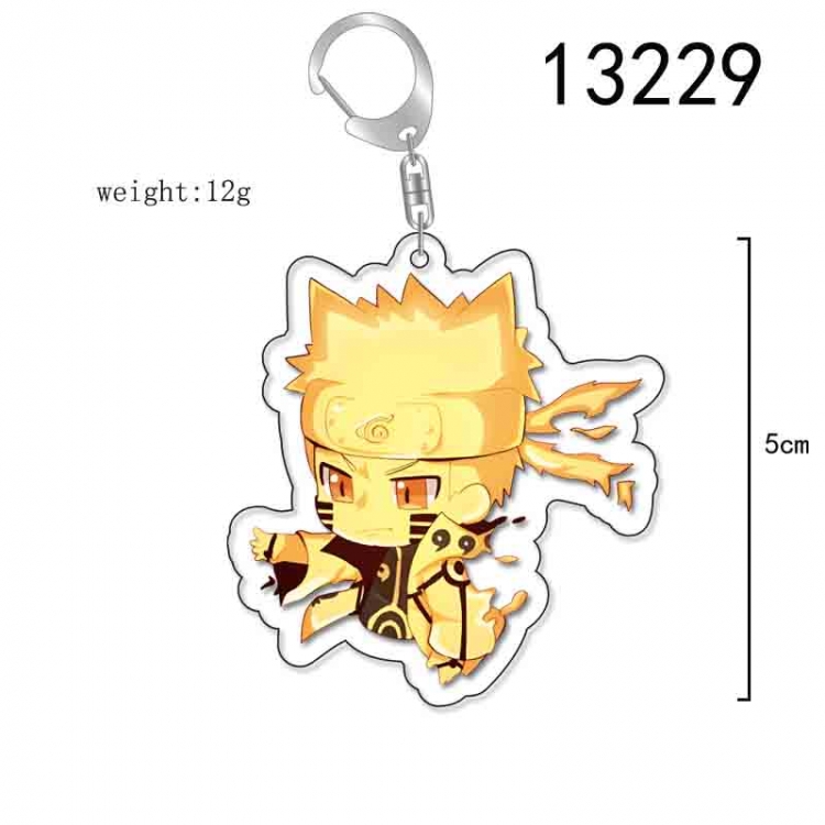 Naruto Acrylic Keychain Charm price for 5 pcs 13229