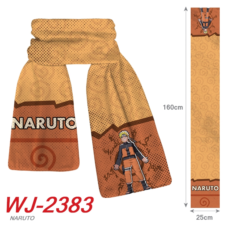 Naruto Anime Plush Impression Scarf Neck 25x160cm  WJ-2383