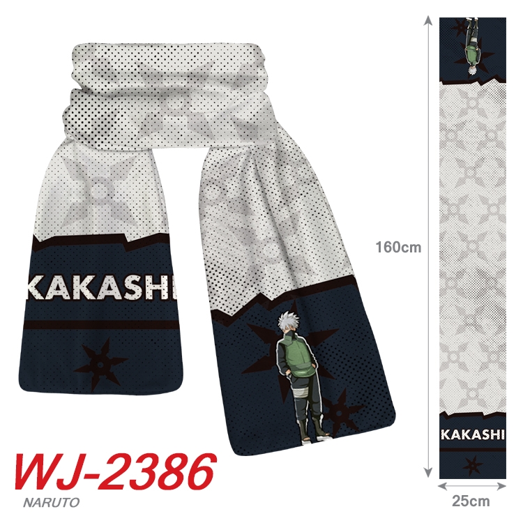 Naruto Anime Plush Impression Scarf Neck 25x160cm WJ-2386