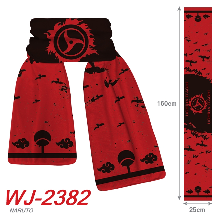 Naruto Anime Plush Impression Scarf Neck 25x160cm  WJ-2382