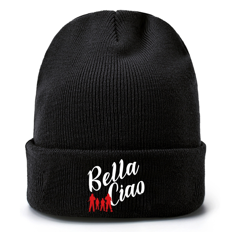 Money Heist Anime knitted hat wool hat head circumference 40-80cm