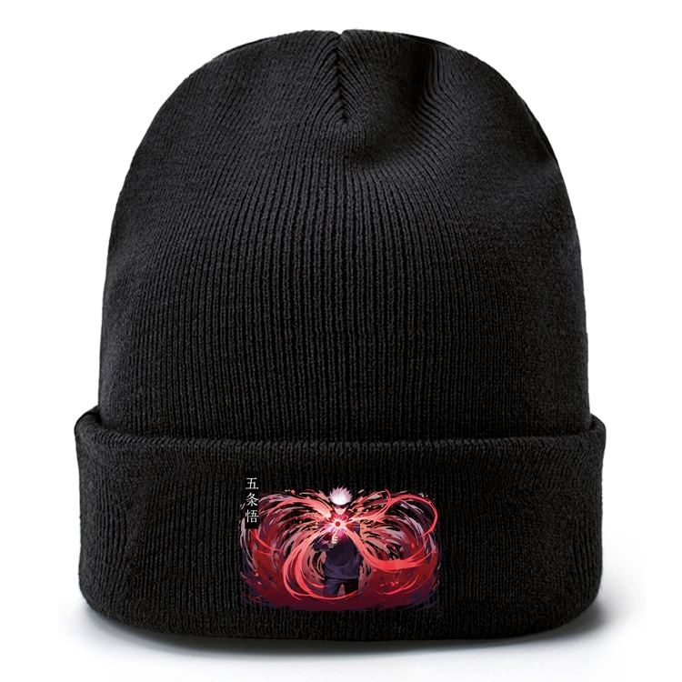 Jujutsu Kaisen Anime knitted hat wool hat head circumference 40-80cm