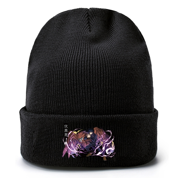 Jujutsu Kaisen Anime knitted hat wool hat head circumference 40-80cm